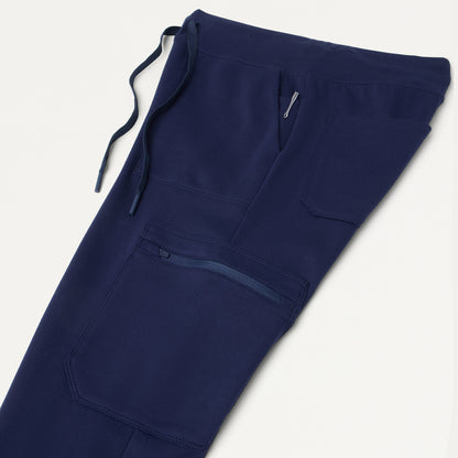Kait 10-Pocket Skinny UltraSOFT Scrub Jogger - Midnight Navy