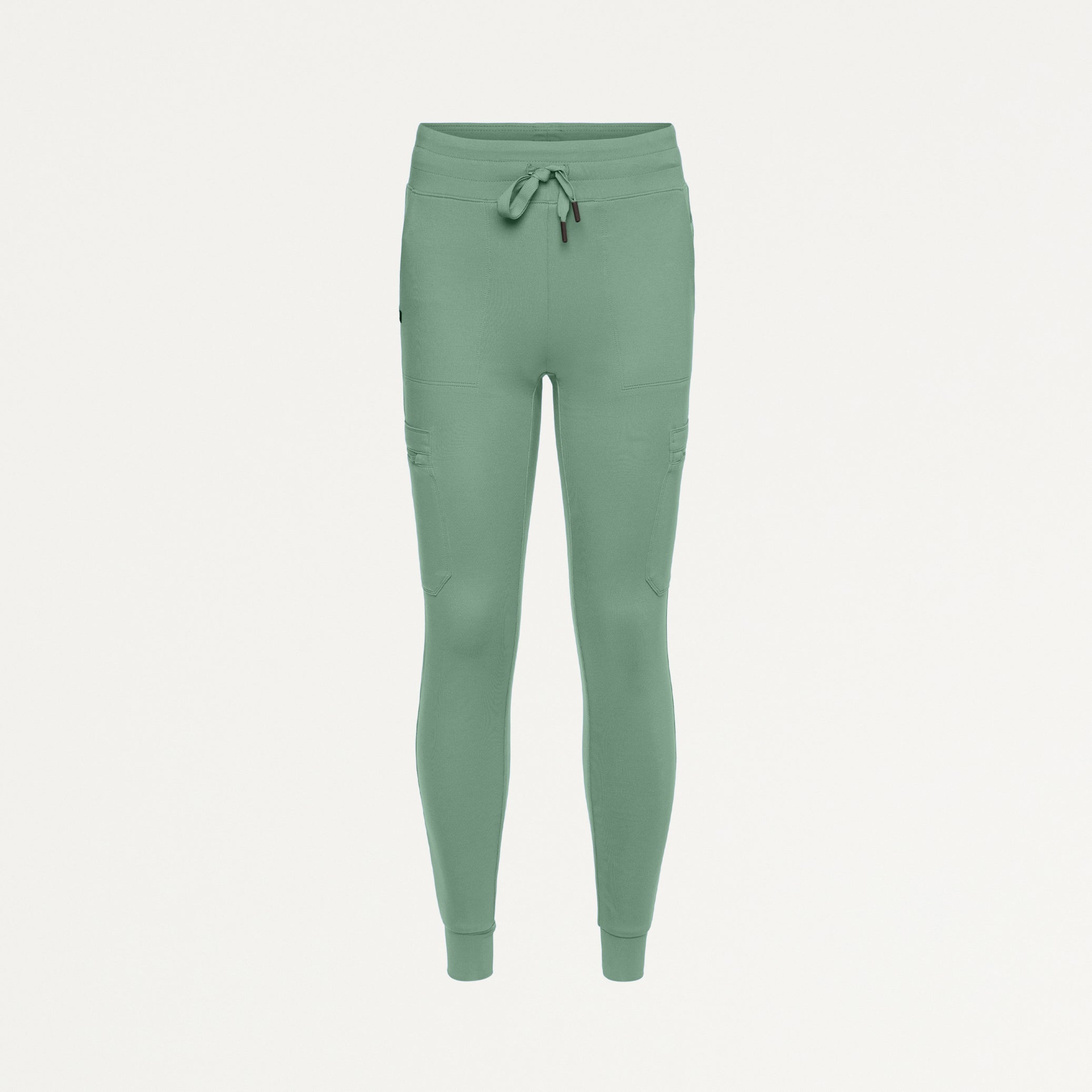 Kait 10-Pocket Skinny UltraSOFT Scrub Jogger - Sage