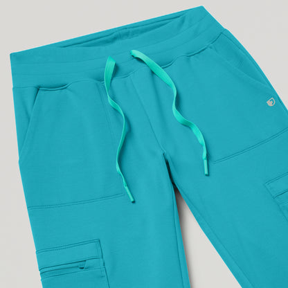Kait 10-Pocket Skinny UltraSOFT™ Scrub Jogger - Marina