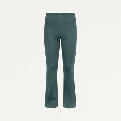 Perri UltraSOFT™ Yoga Scrub Pant - Alpine Green