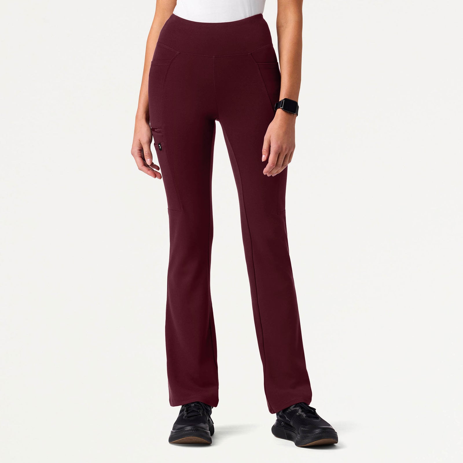 Perri UltraSOFT™ Yoga Scrub Pant - Burgundy