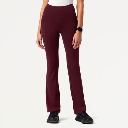 Perri UltraSOFT Yoga Scrub Pant - Burgundy