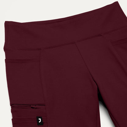 Perri UltraSOFT Yoga Scrub Pant - Burgundy