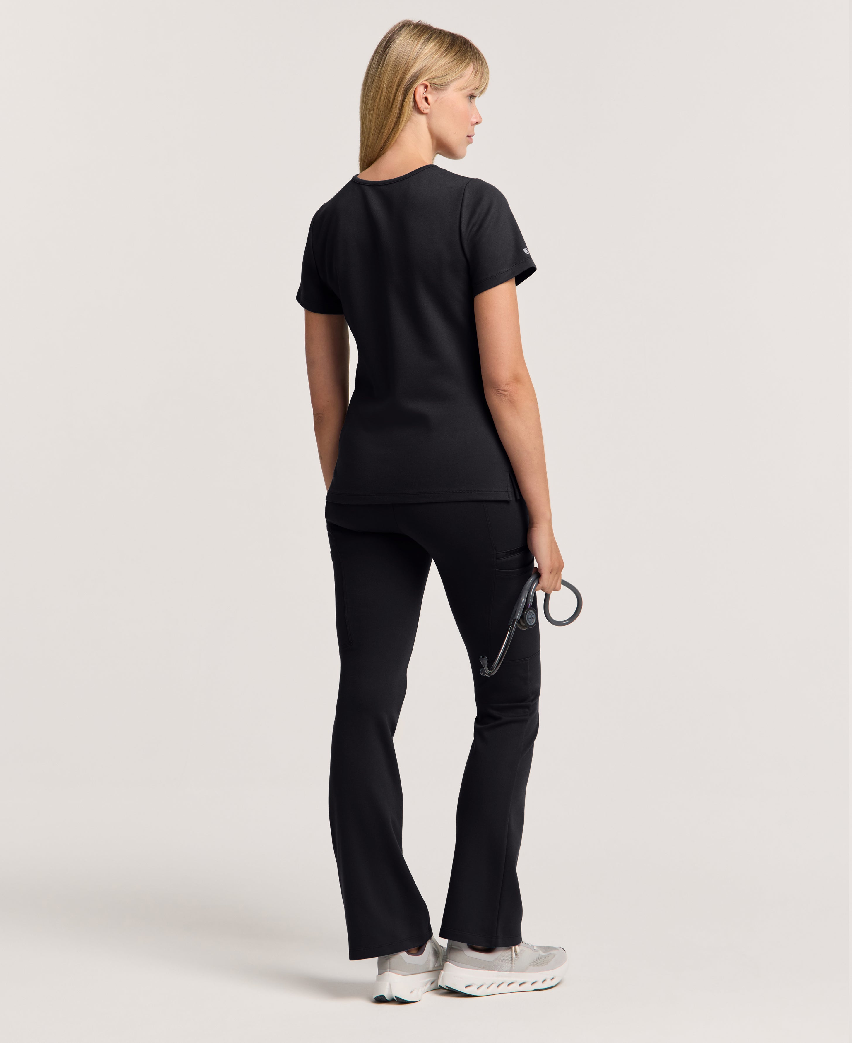 Jaanuu Perri Yoga Scrub Pant in Black, product photo 6 of 6
