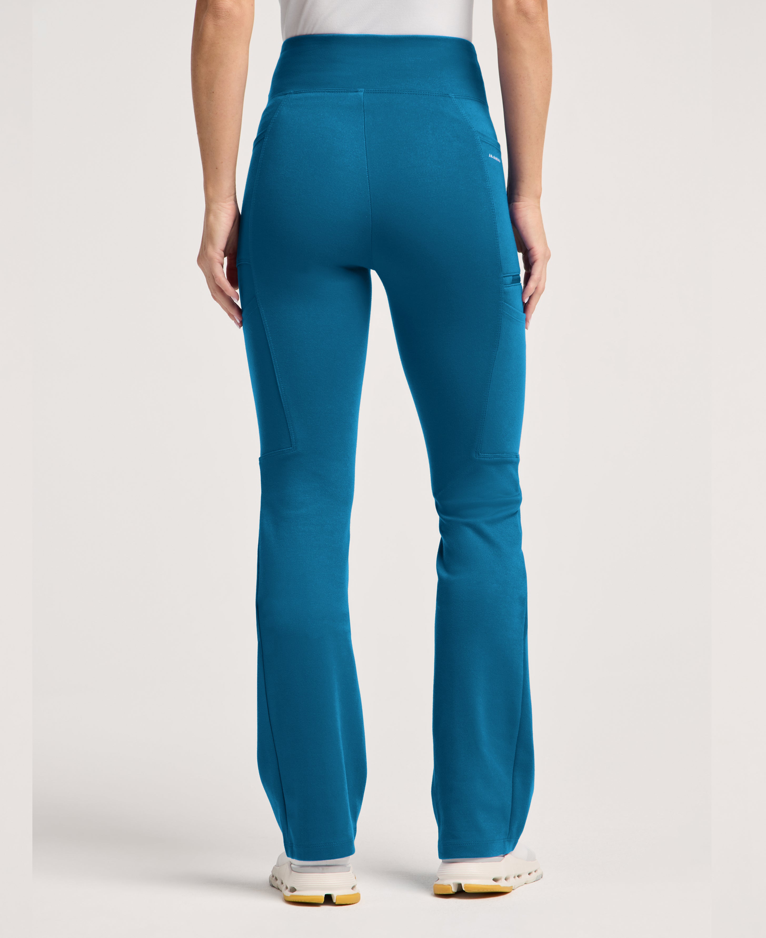 Jaanuu Perri Yoga Scrub Pant in Caribbean Blue, product photo 6 of 6