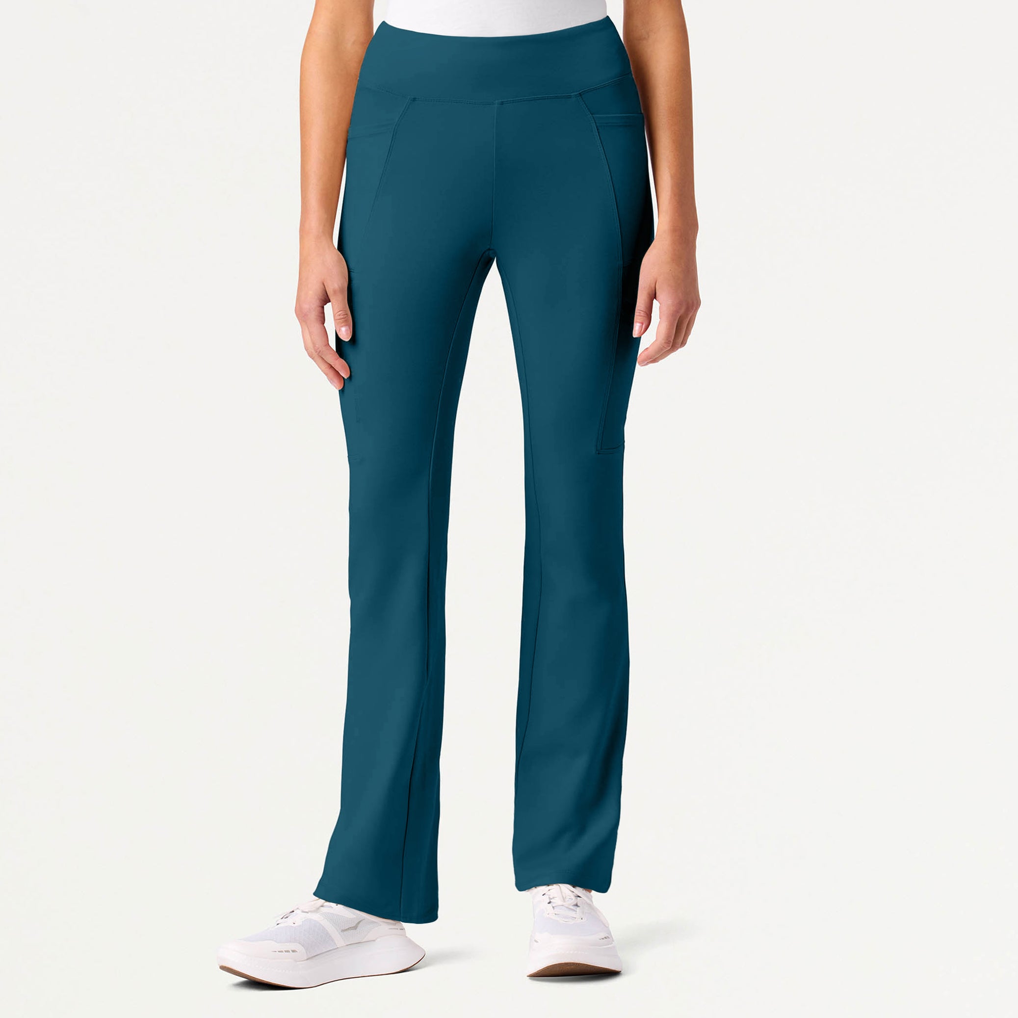 Perri UltraSOFT Yoga Scrub Pant - Caribbean Blue