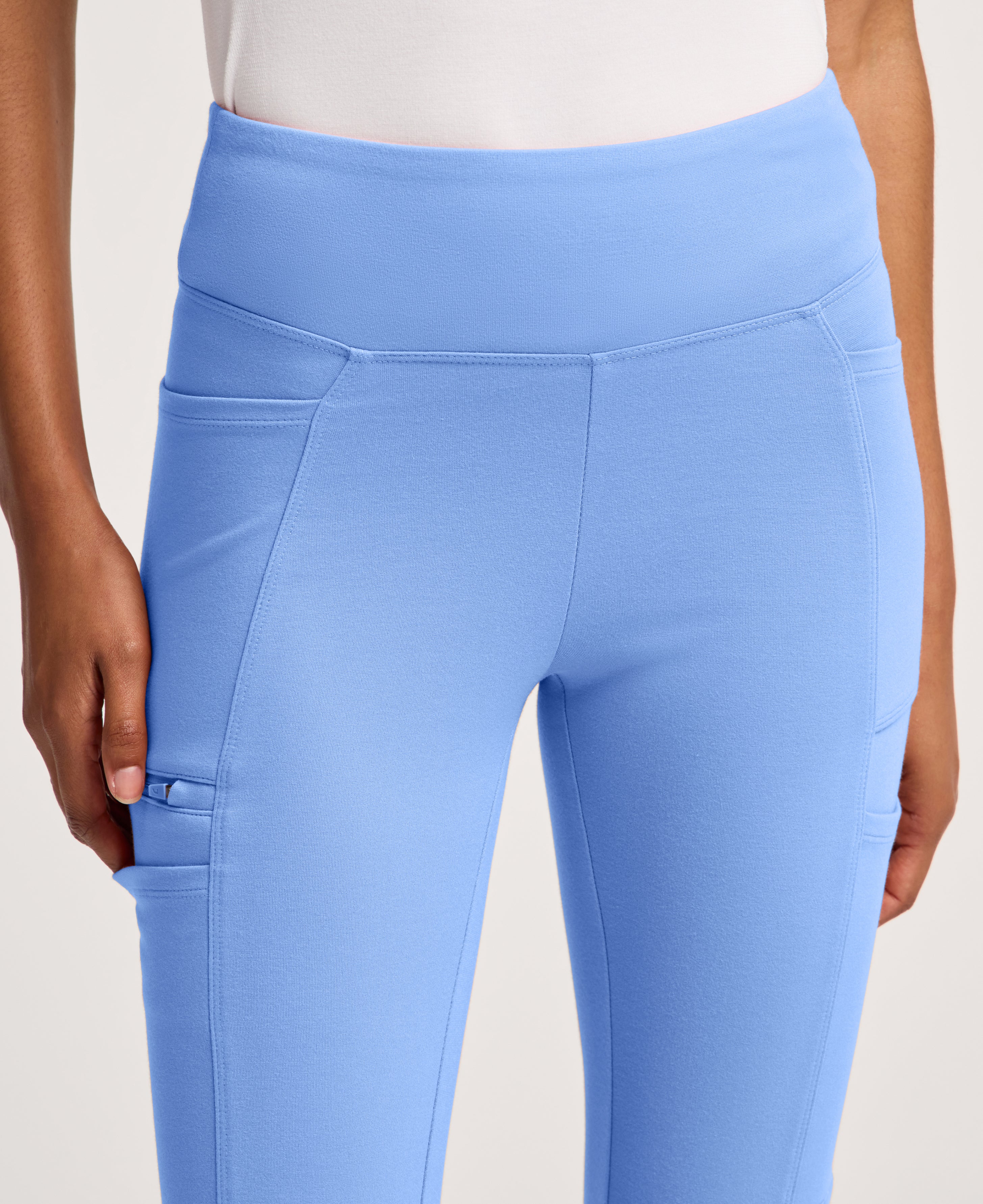 Jaanuu Perri Yoga Scrub Pant in Ceil Blue, product photo 6 of 6