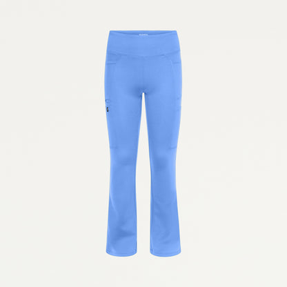 Perri UltraSOFT Yoga Scrub Pant - Ceil Blue