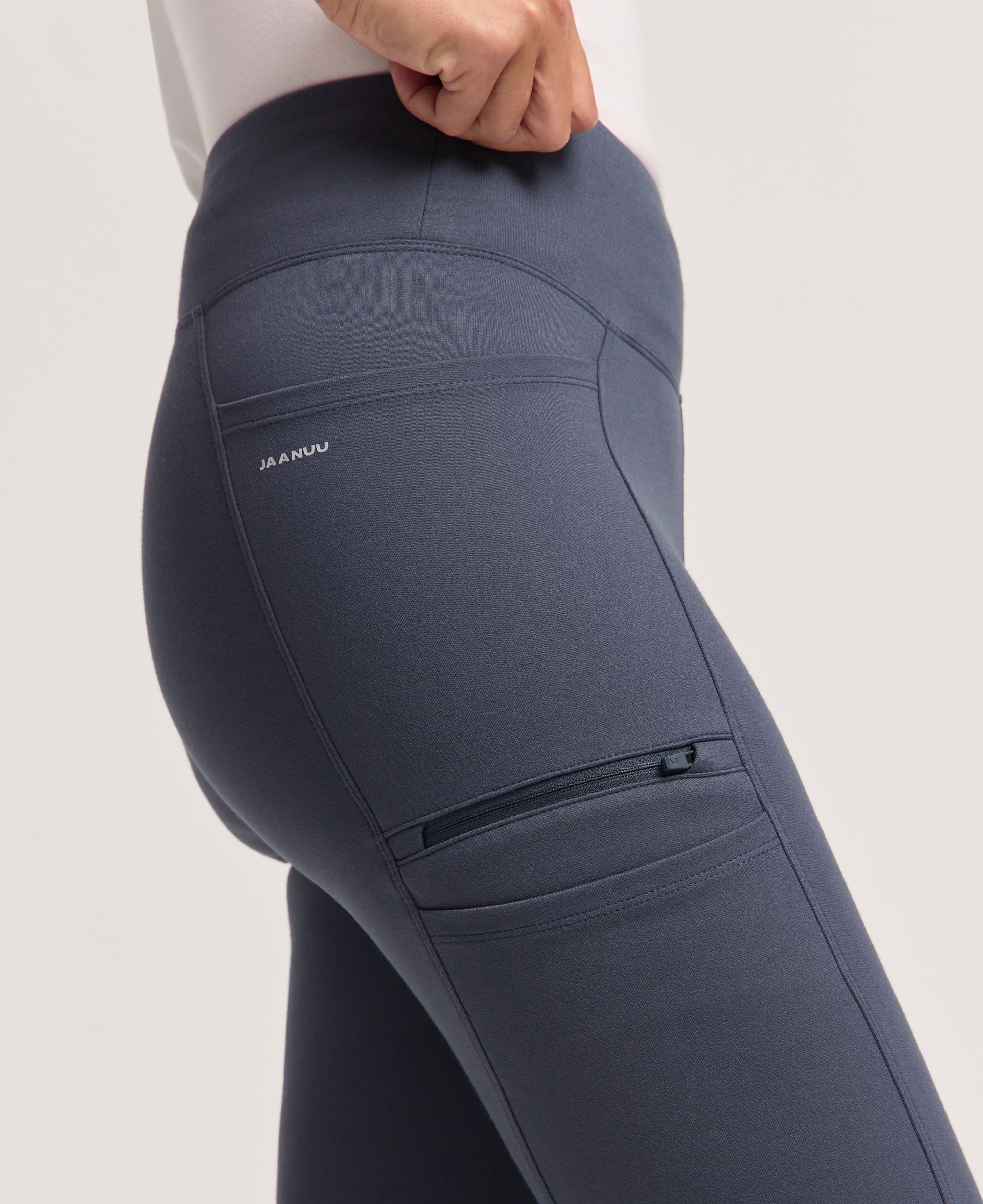 Jaanuu Perri Yoga Scrub Pant in Carbon Gray, product photo 5 of 6