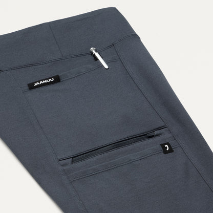 Perri UltraSOFT Yoga Scrub Pant - Carbon Gray