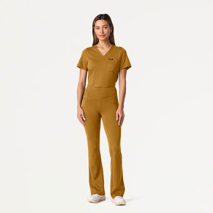 Perri UltraSOFT Yoga Scrub Pant - Cider