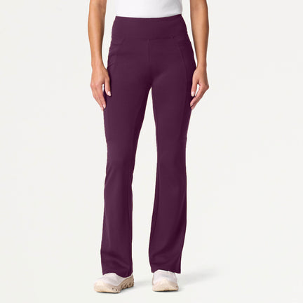Perri Yoga Scrub Pant - Deep Eggplant