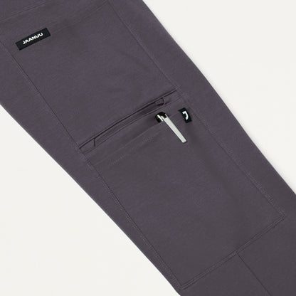 Perri UltraSOFT™ Yoga Scrub Pant - Harbor Gray