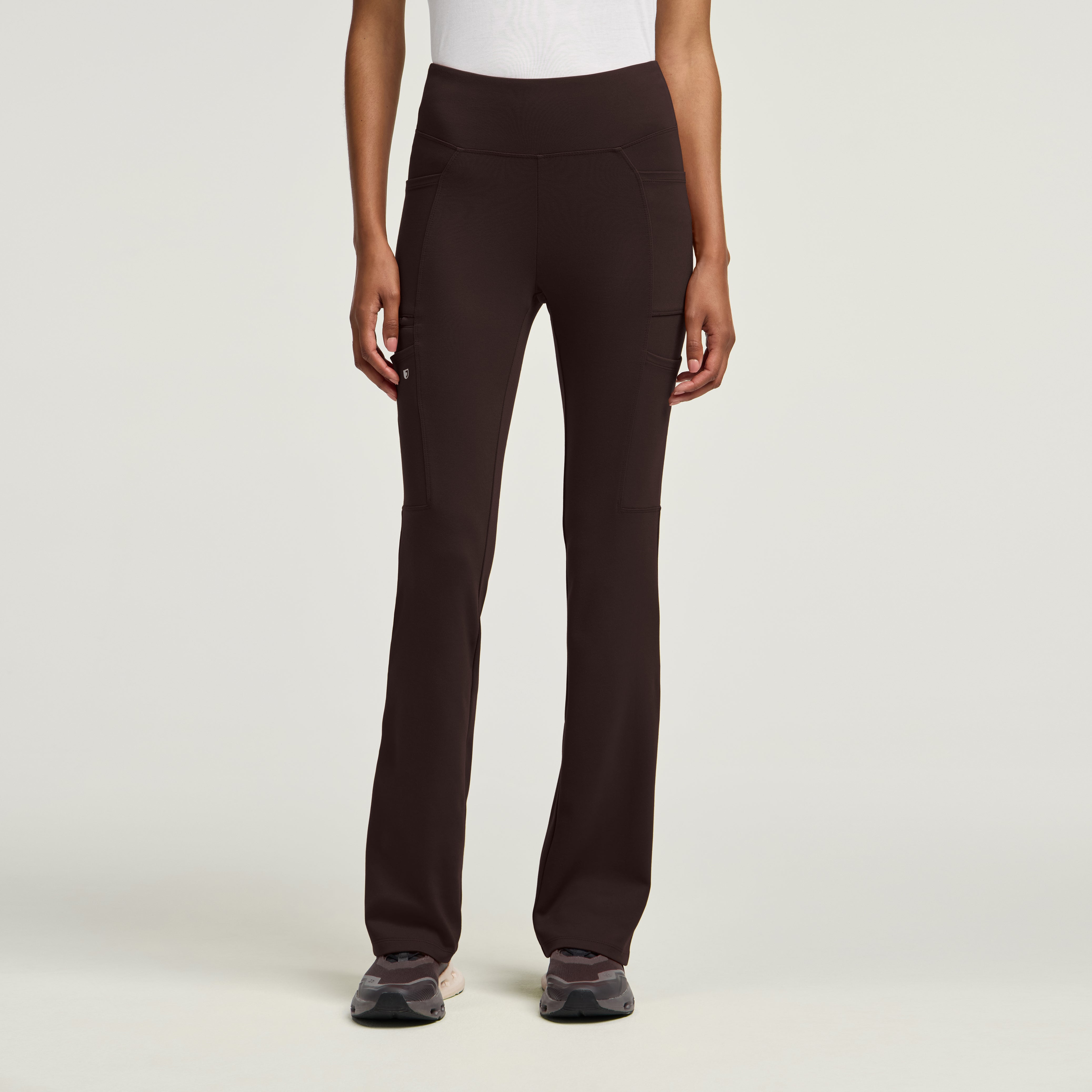 Perri Yoga Scrub Pant - Espresso