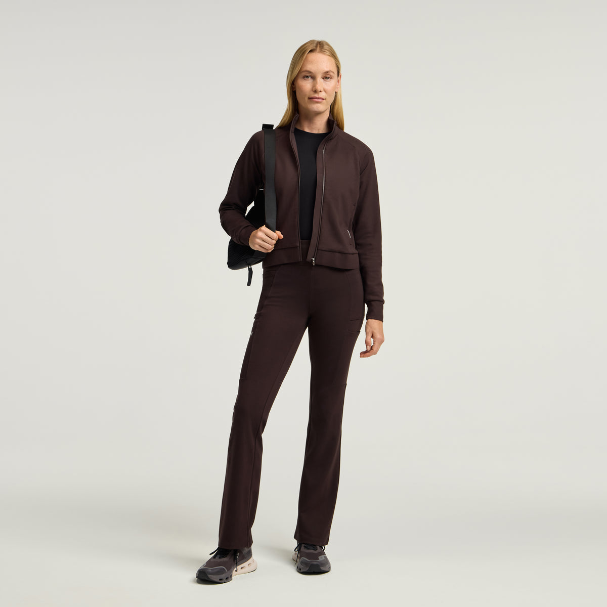 Perri Yoga Scrub Pant - Espresso
