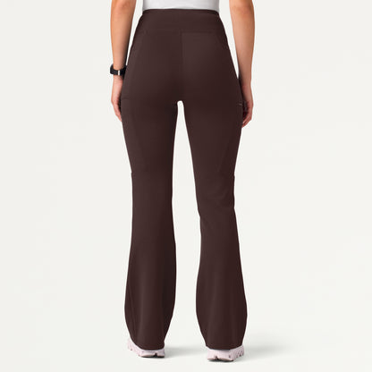 Perri UltraSOFT Yoga Scrub Pant - Espresso