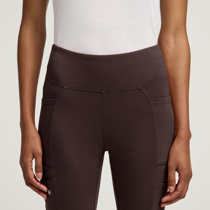 Perri Yoga Scrub Pant - Espresso