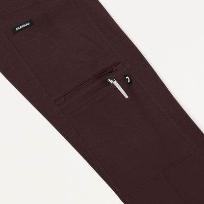 Perri UltraSOFT Yoga Scrub Pant - Espresso
