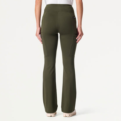 Perri UltraSOFT Yoga Scrub Pant - Deep Olive