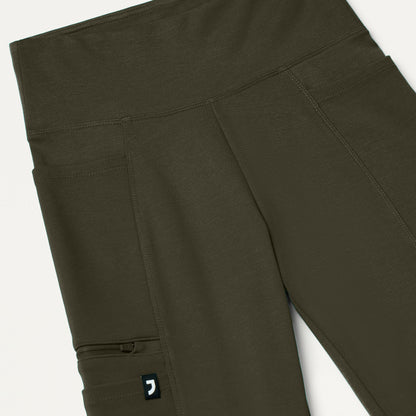 Perri UltraSOFT Yoga Scrub Pant - Deep Olive
