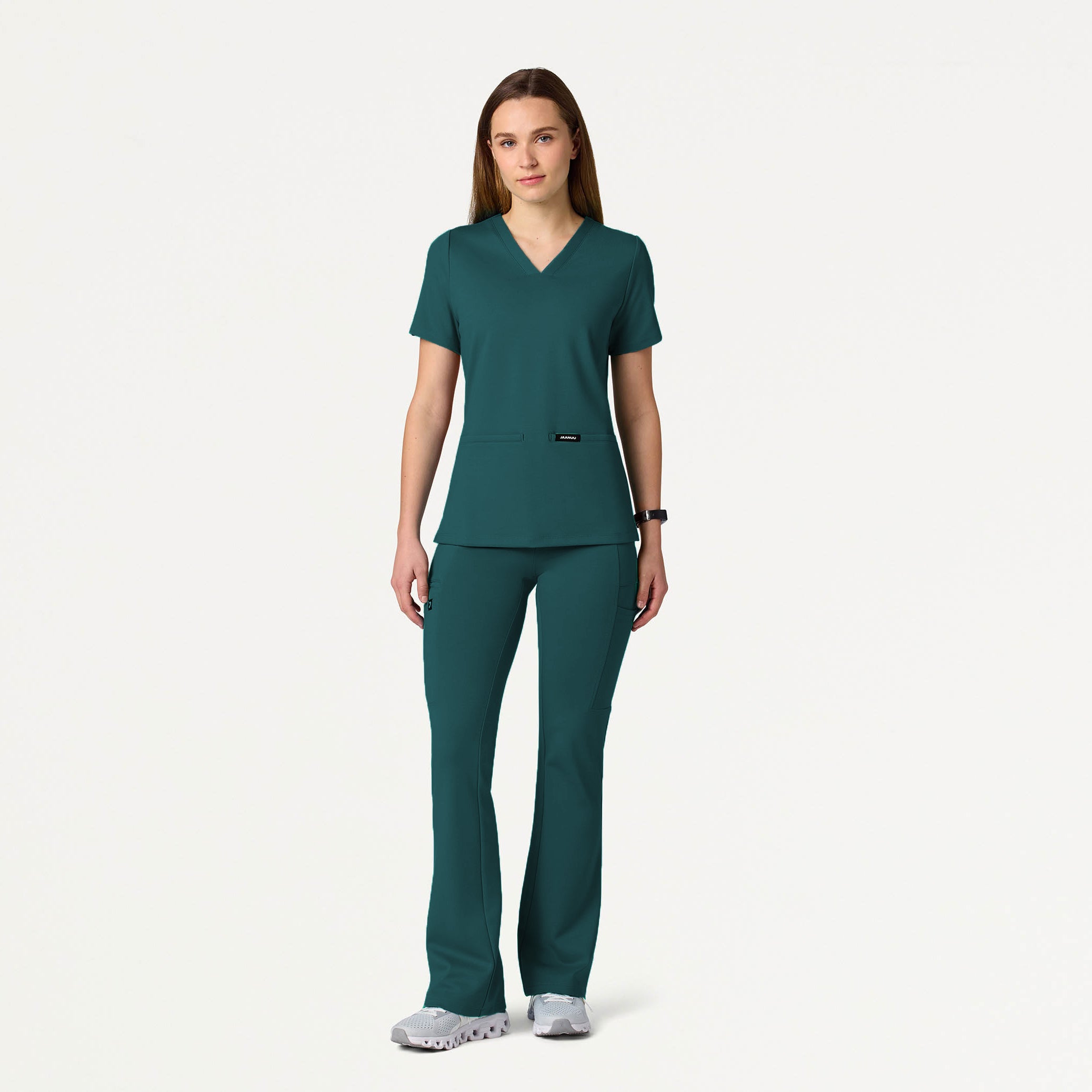 Perri UltraSOFT™ Yoga Scrub Pant - Midnight Green