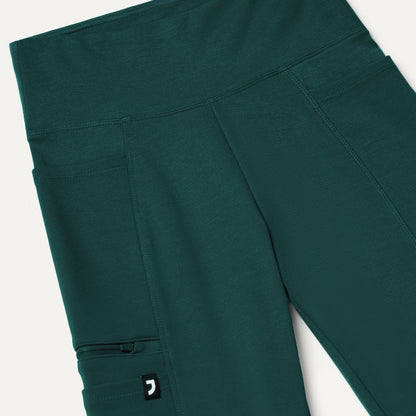 Perri UltraSOFT Yoga Scrub Pant - Midnight Green