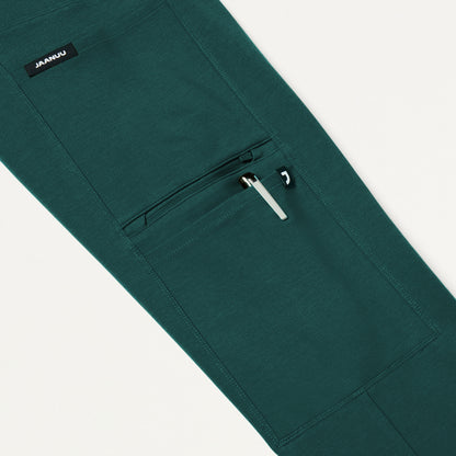 Perri UltraSOFT Yoga Scrub Pant - Midnight Green
