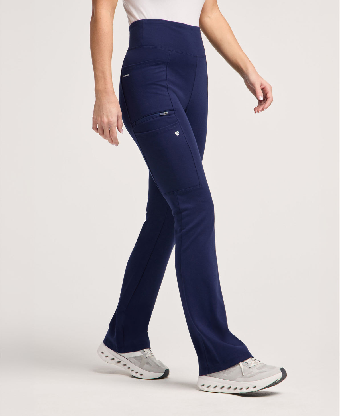 Jaanuu Perri Yoga Scrub Pant in Midnight Navy, product photo 1 of 6