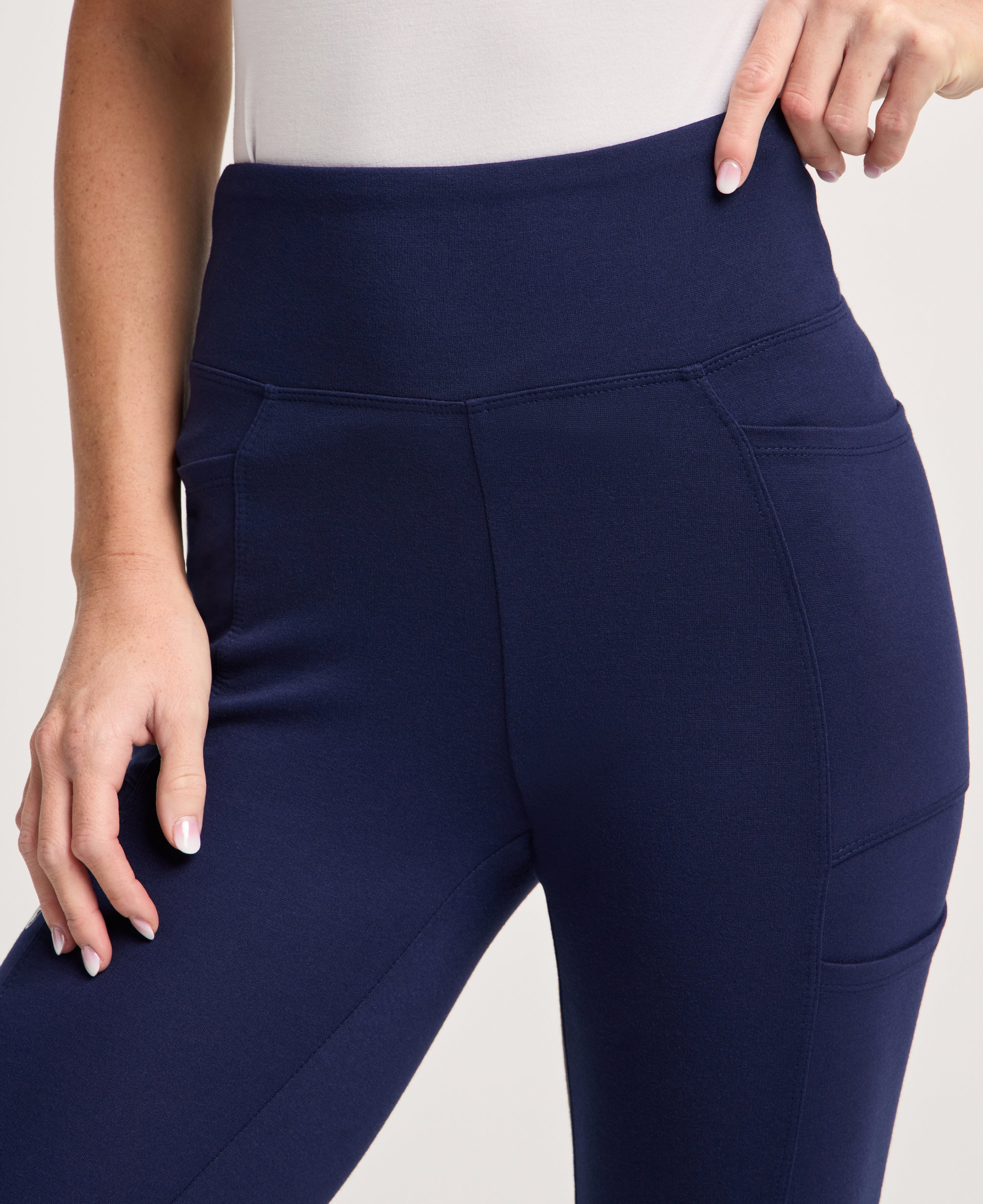 Jaanuu Perri Yoga Scrub Pant in Midnight Navy, product photo 6 of 6