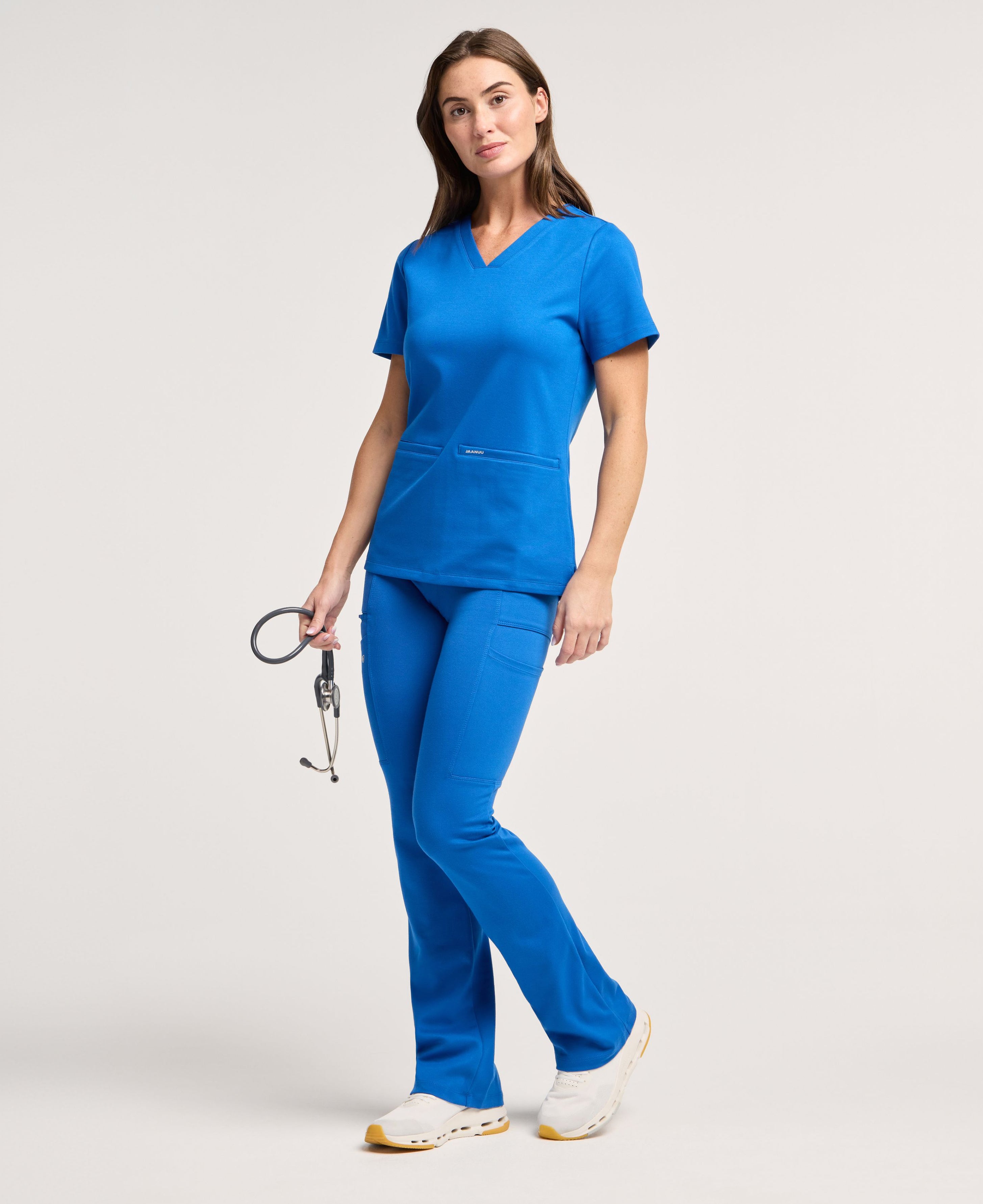 Jaanuu Perri Yoga Scrub Pant in Royal Blue, product photo 6 of 6
