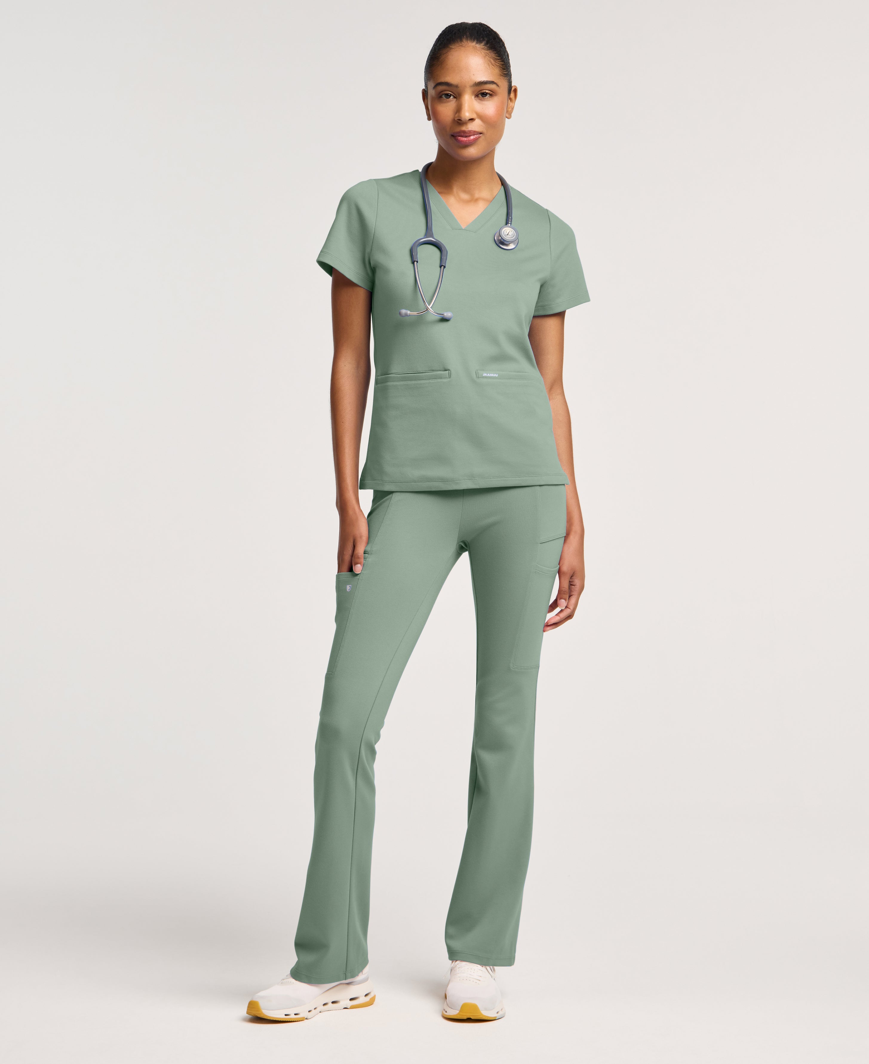 Perri Yoga Scrub Pant - Sage