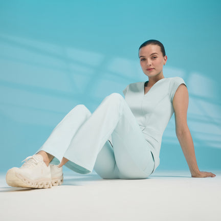 Perri Yoga Scrub Pant - Sky Blue