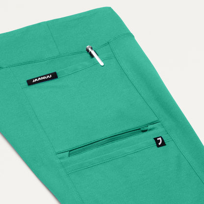 Perri UltraSOFT Yoga Scrub Pant - Surgical Green