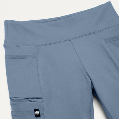 Perri UltraSOFT Yoga Scrub Pant - Storm Blue