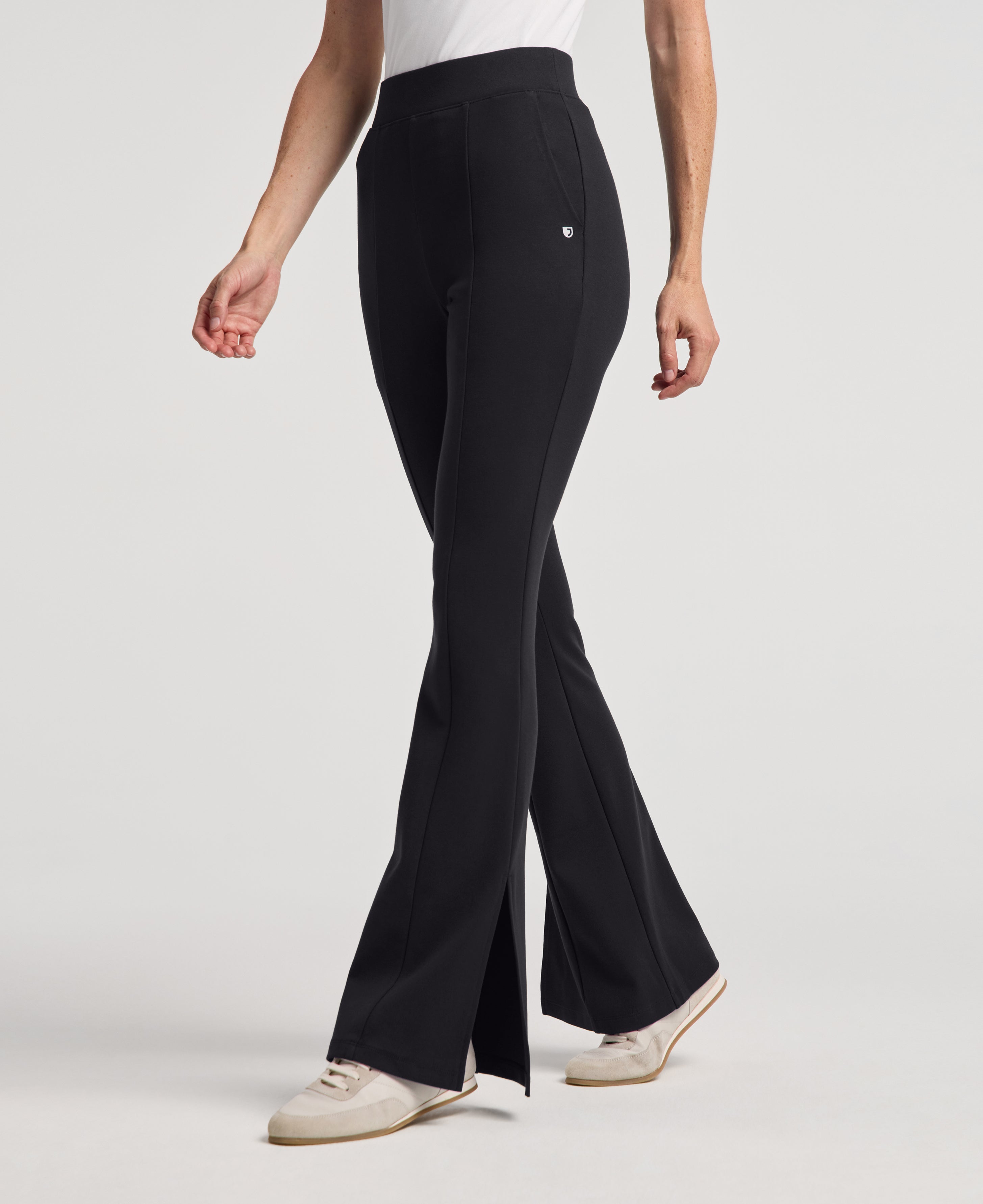 Mika Motion Flare Scrub Pant - Black