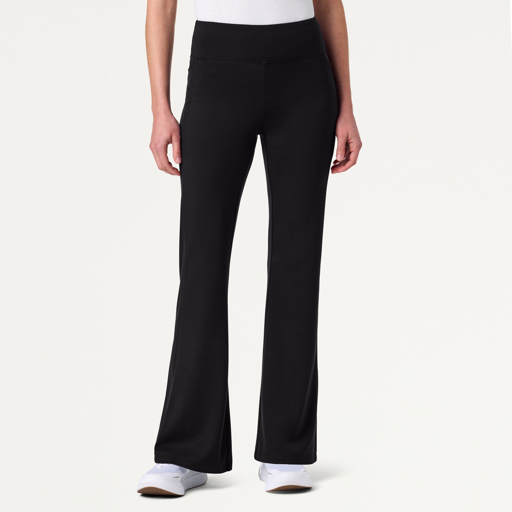 Lina ULTRAsoft Yoga Flare Scrub Pant - Black