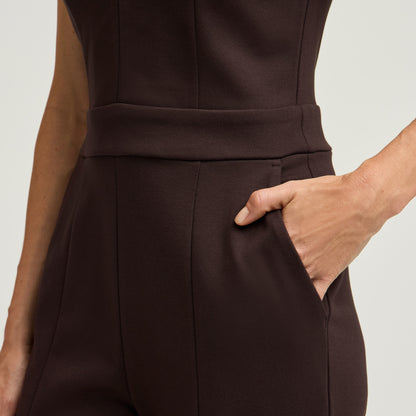 The UltraSOFT® Scrub Jumpsuit - Espresso