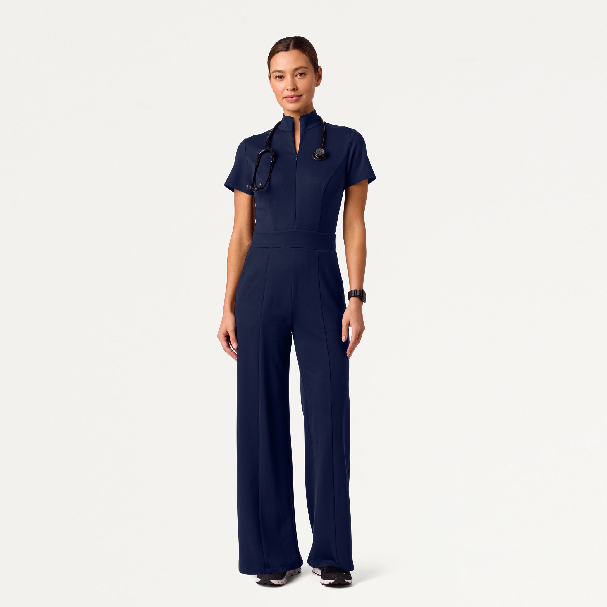 The Scrub Jumpsuit - Midnight Navy