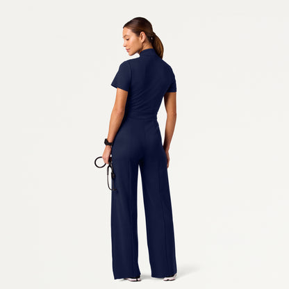 The Scrub Jumpsuit - Midnight Navy