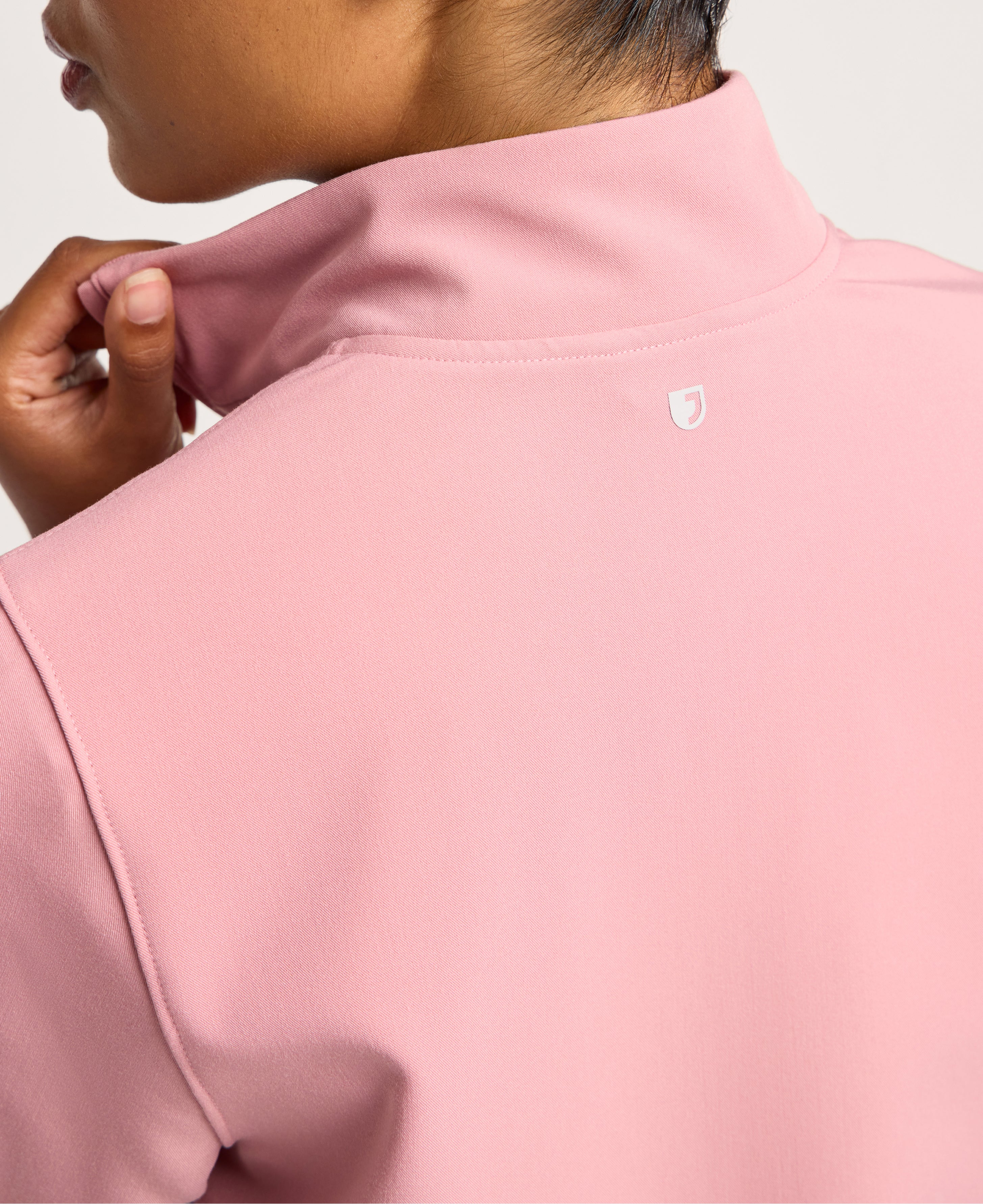 Jaanuu Ceri 6-Pocket Scrub Jacket in Mauve, product photo 6 of 6