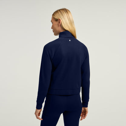 Kya UltraSOFT™ Jacket - Midnight Navy + Silver Zip