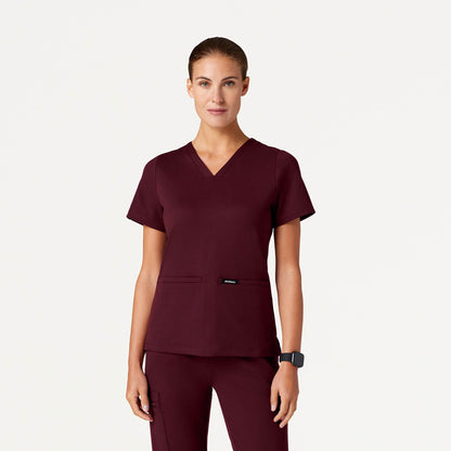 The Contour UltraSOFT® Scrub Set - Burgundy