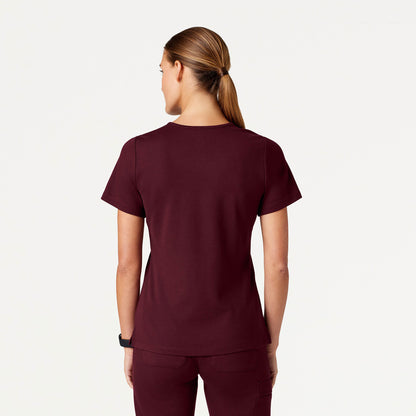 The Contour UltraSOFT® Scrub Set - Burgundy