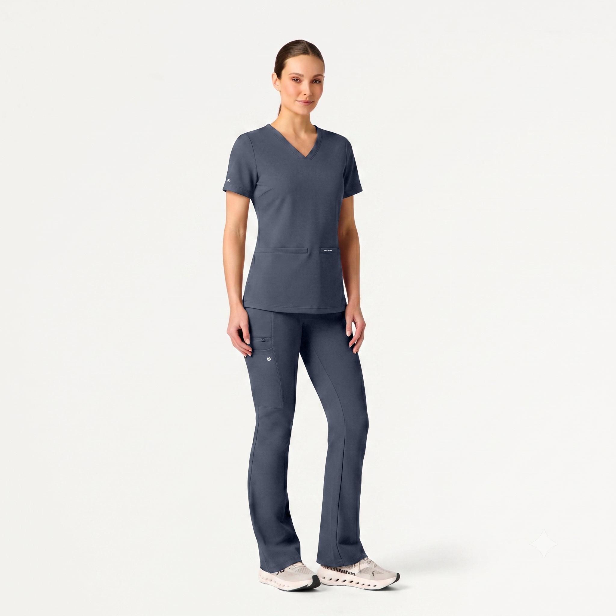 The Contour UltraSOFT® Scrub Set - Carbon Gray