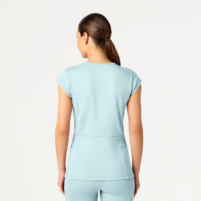 The Mock-Wrap UltraSOFT™ Scrub Set - Sky Blue
