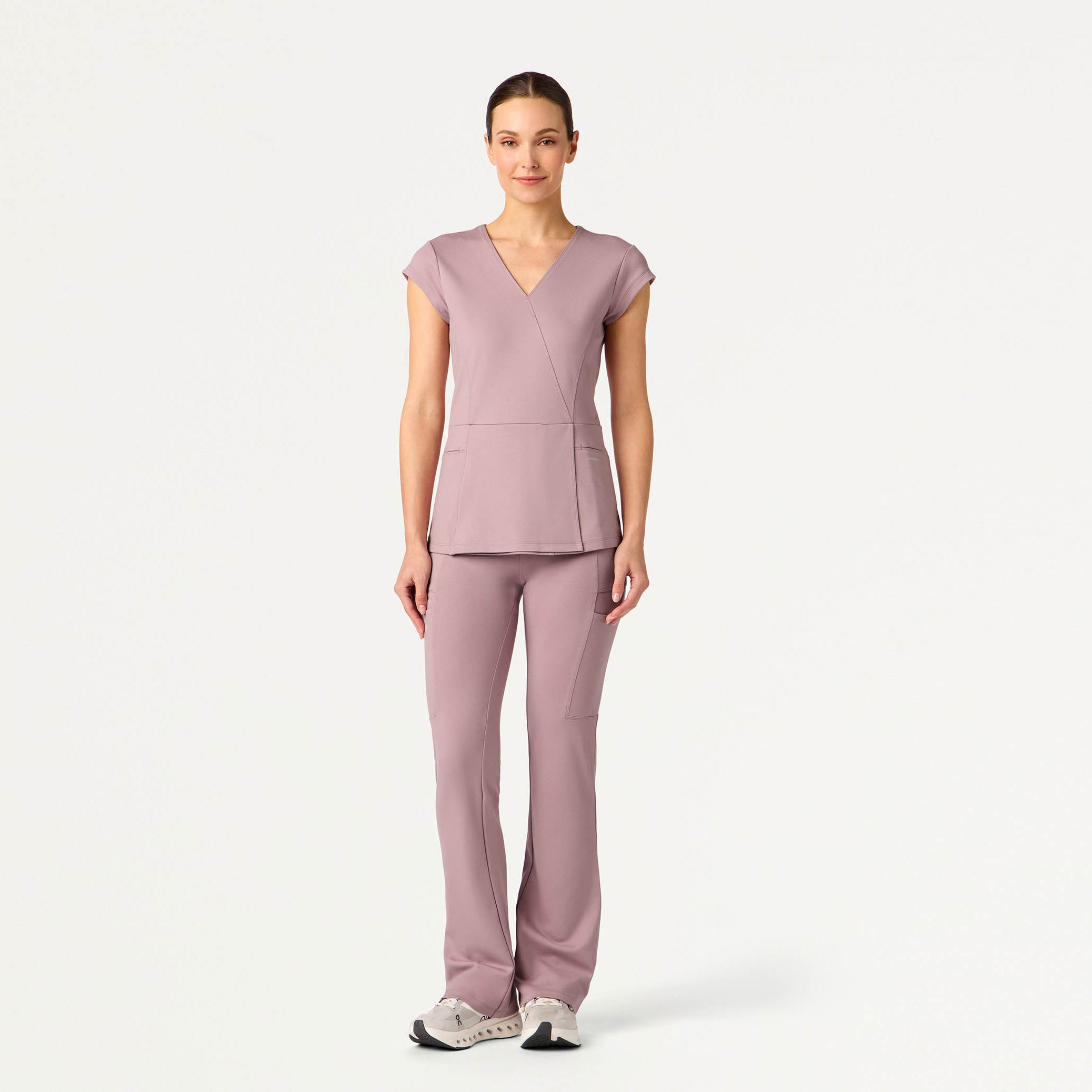 The Mock-Wrap UltraSOFT™ Scrub Set - Blossom