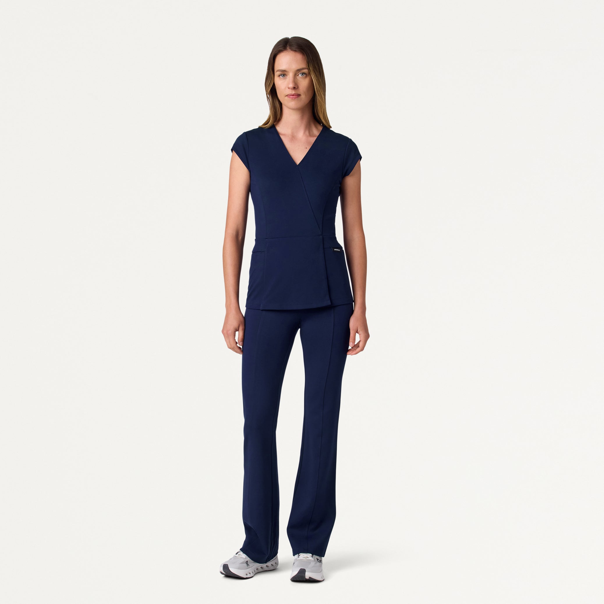 The Mock-Wrap UltraSOFT™ Scrub Set - Midnight Navy