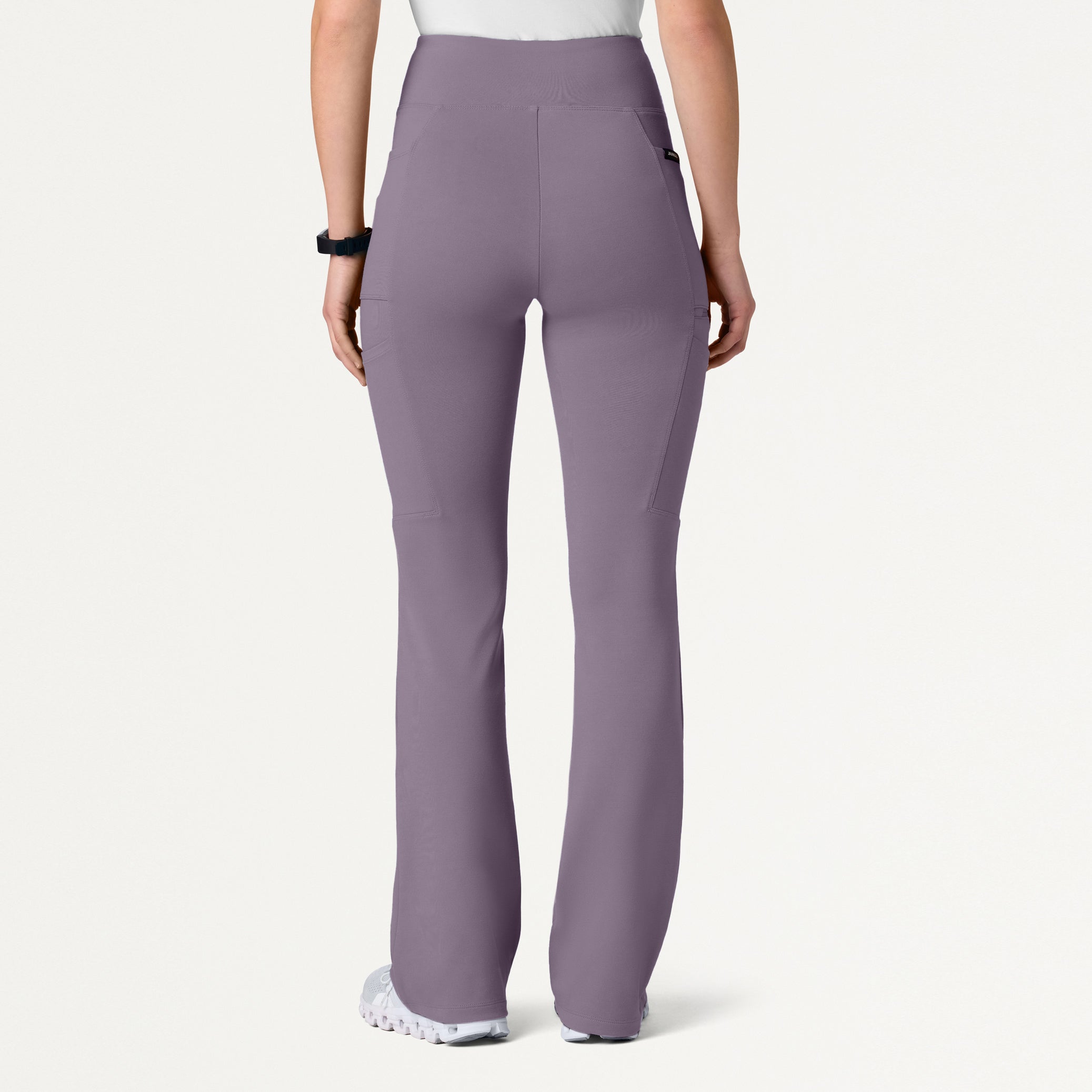Woman wearing Titanium scrub pant