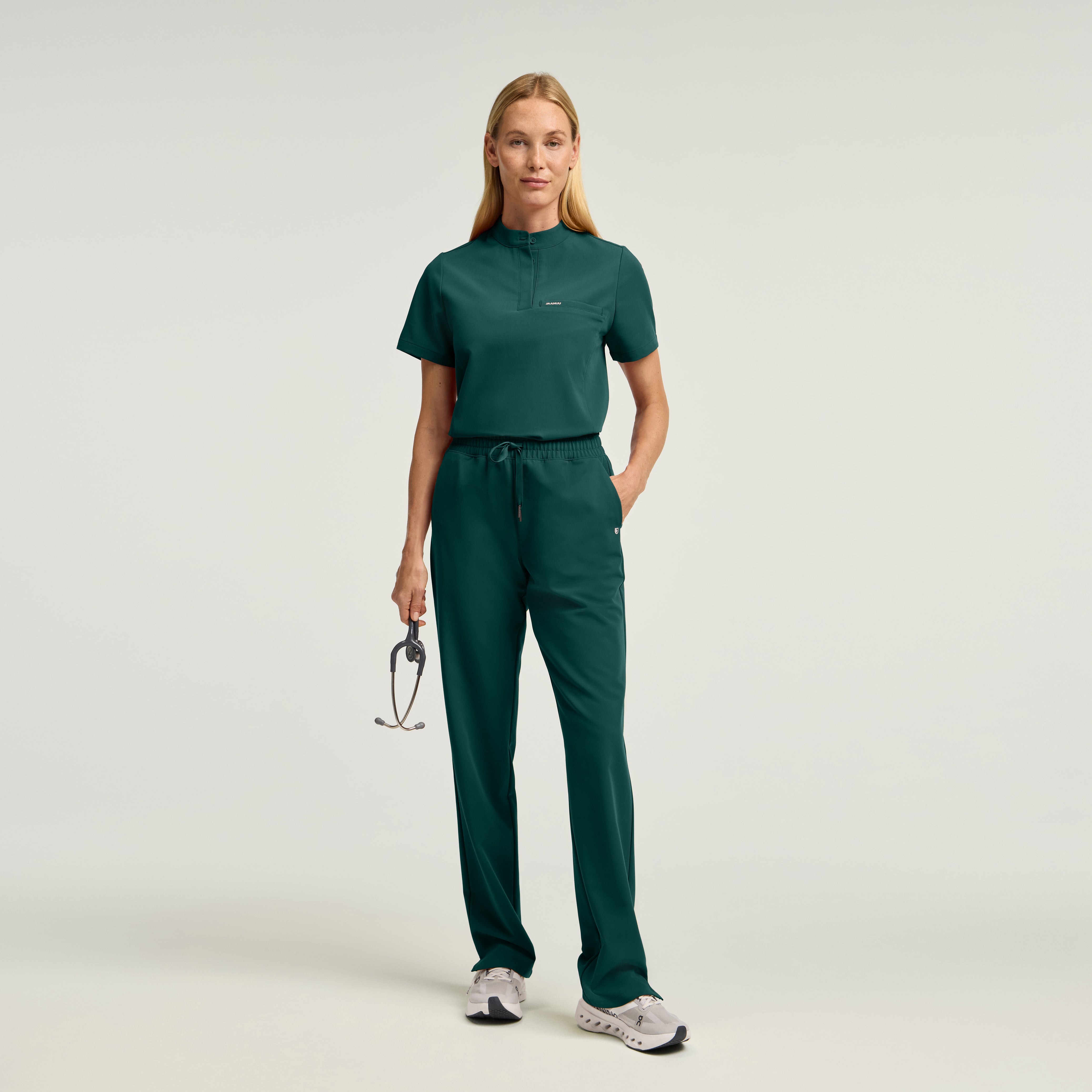 The Style Pro Scrub Set - Midnight Green
