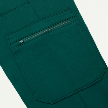 Abi 10-Pocket Skinny ULTRAsoft Scrub Jogger - Midnight Green - WOMEN'S PANTS - Jaanuu